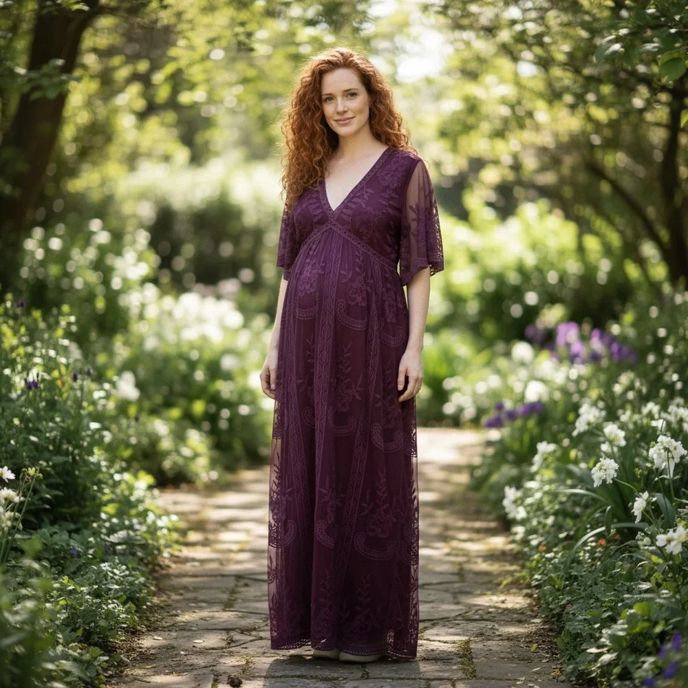 Pinkblush Purple Maxi Dress - Picture 1 of 8